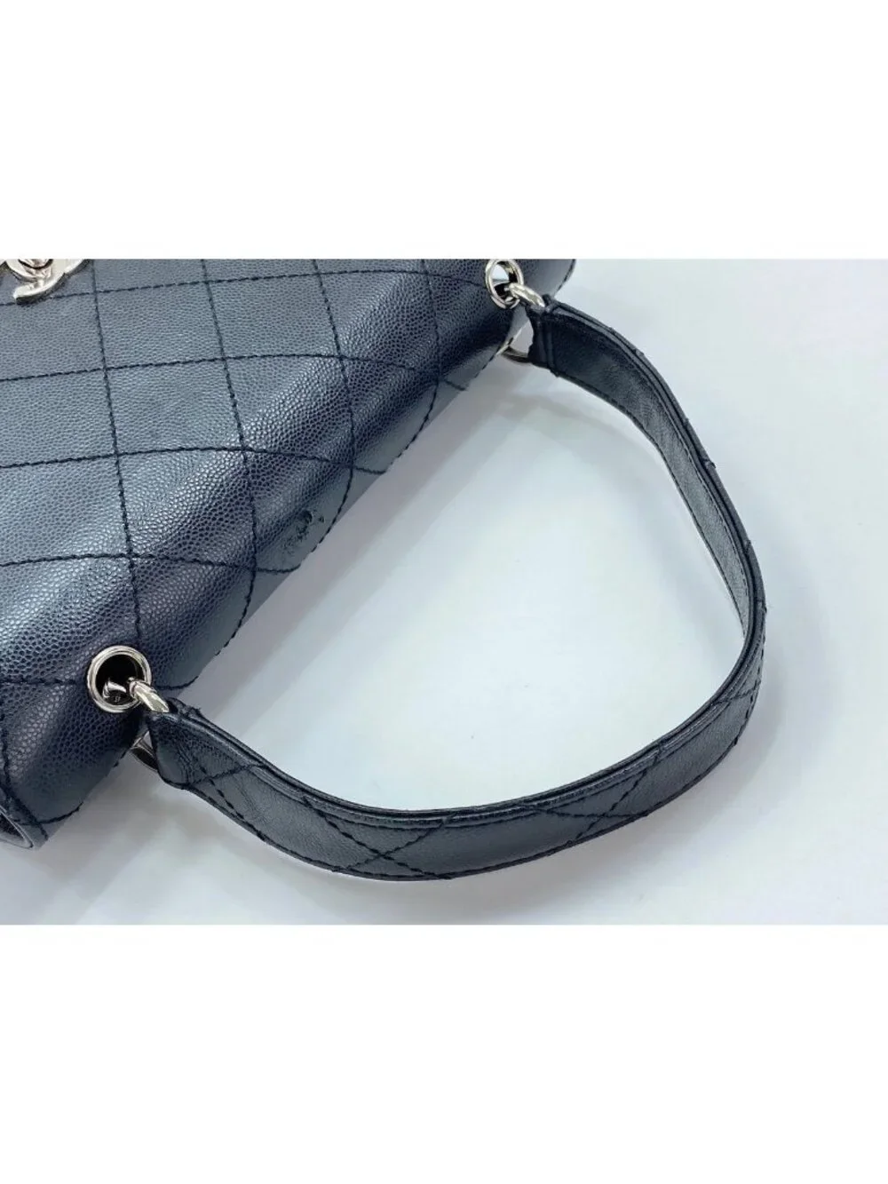 Chanel Handbag Caviar Leather Quilted